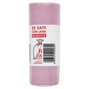 Sacchi per Rifiuti con Laccetto di Chiusura 30 litri 20 pz